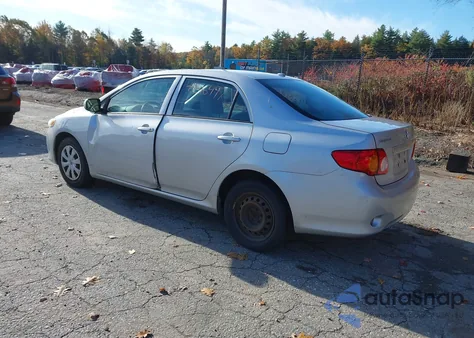 2009 Toyota Corolla Le из США, поврежденный, VIN 2T1BU40EX9C162995